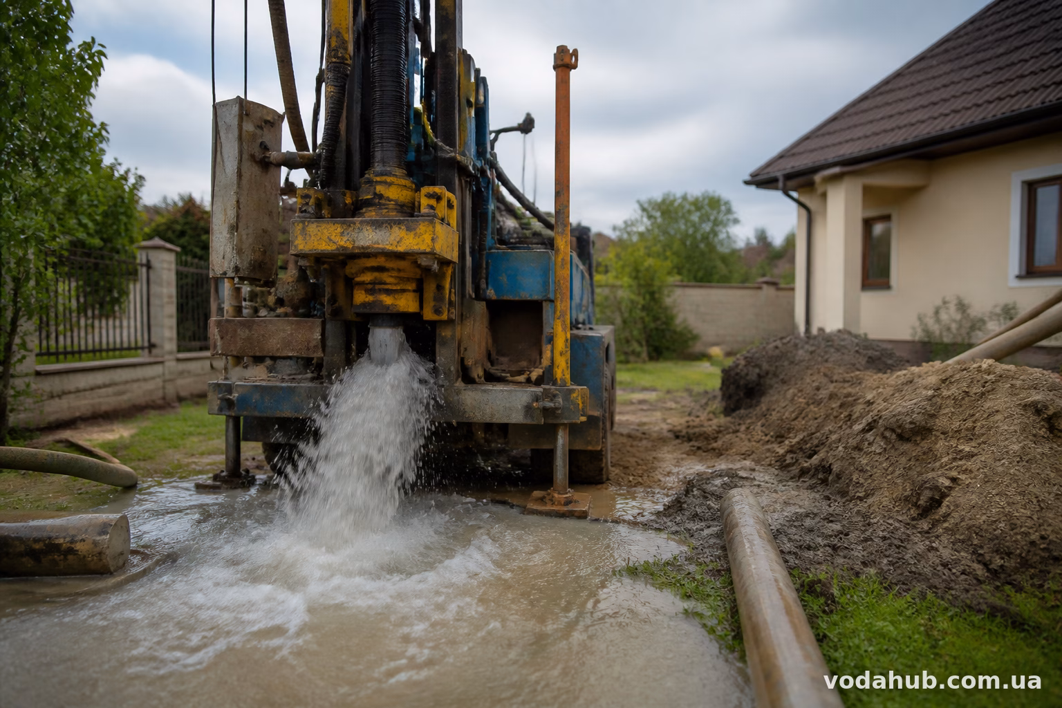 Скільки коштує буріння свердловини на воду під ключ